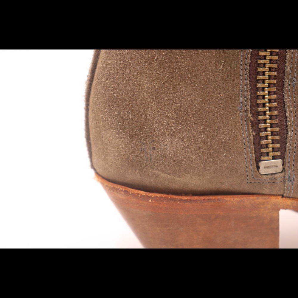 Frye Tan Suede Booties - Picture 10 of 11